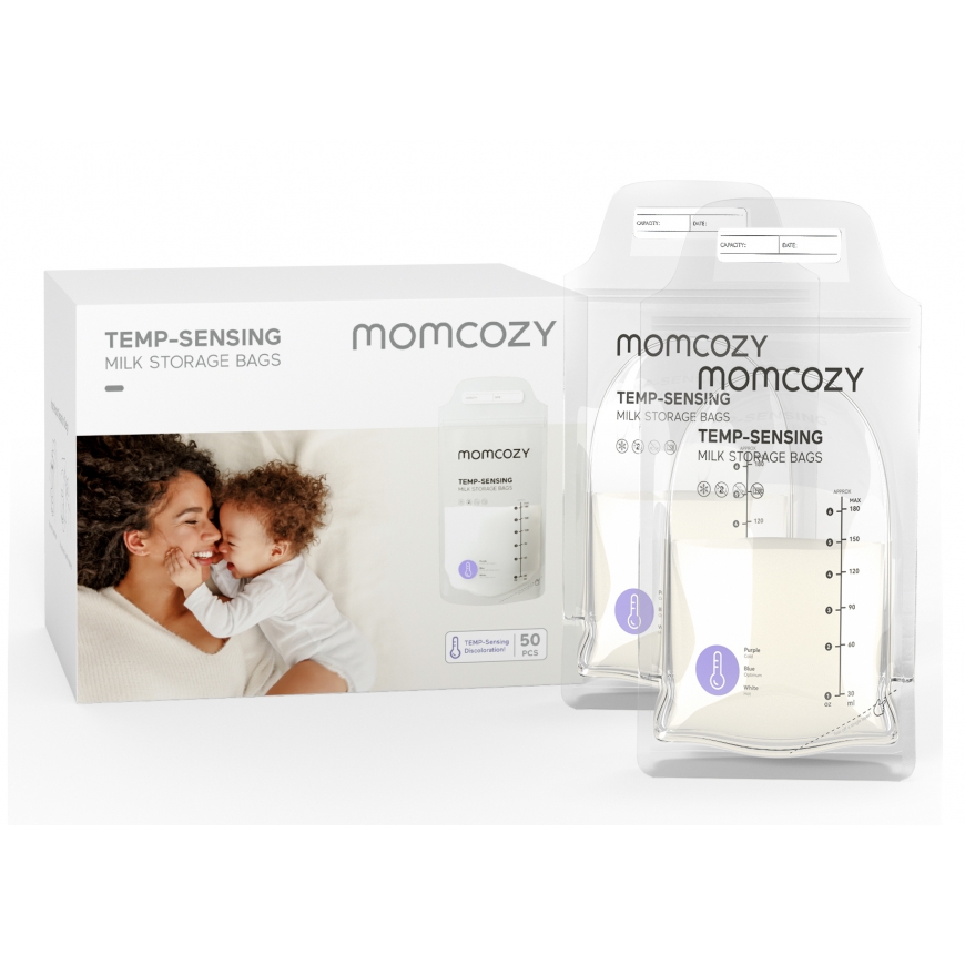 Momcozy MS002-NA00NB imetystarvike 50 kpl Rintamaidon säilytyspussi