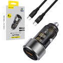 Blavec Car charger BS-05B-C Nitro - USB + Type C - QC 3.0 18W PD Blavec Car charger BS-05B-C Nitro - USB + Type C - QC 3.0 18W PD