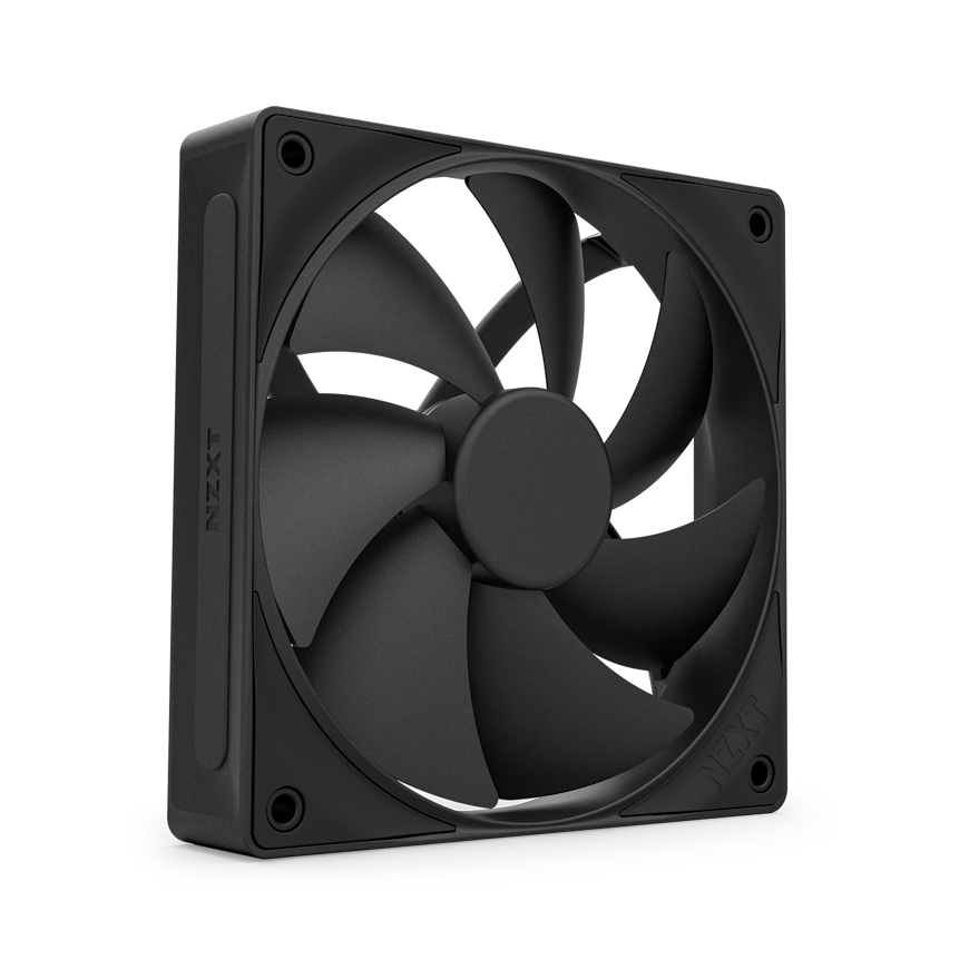 NZXT RF-P12SF-B2 Datora dzesēšanas sistēma Datora korpusam Ventilators Melns 1 pcs
