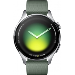 Xiaomi Watch 5 3,91 cm (1.54") AMOLED 47 mm Цифровой 480 x 480 пикселей Сенсорный экран Серебристый GPS (спутниковый)