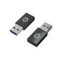 Conceptronic DONN10G гендерный адаптер USB A USB C Черный