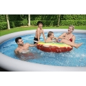 Bestway 57372 above ground pool Inflatable pool Round 12362 L Grey