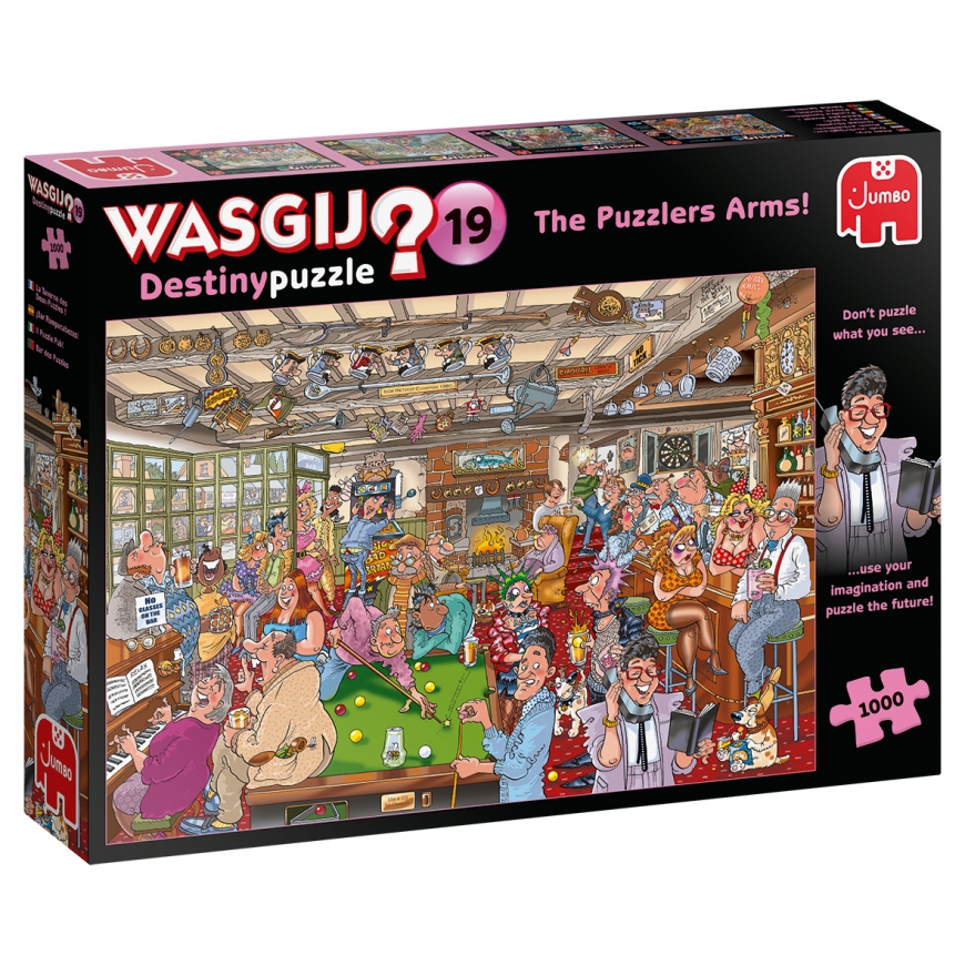 Wasgij Destiny 19 1000 pcs Составная картинка-головоломка 1000 шт Комиксы
