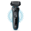 Braun Series 5 51-M1000s Foolium pardel Must, Sinine Braun Series 5 51-M1000s Foolium pardel Must, Sinine