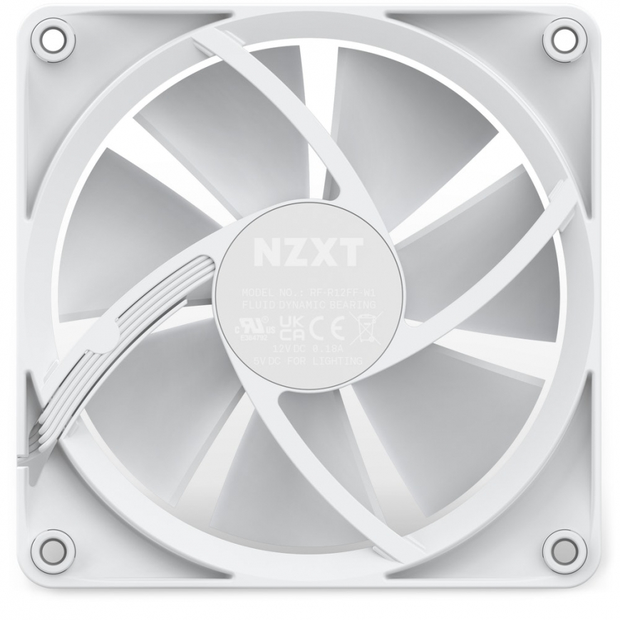 NZXT F120 RGB Datora korpusam Ventilators
