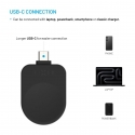 FIXED USB-C Charging Adapter for Samsung Galaxy Watch compatible with Powerstation Uni, black FIXED USB-C Charging Adapter for Samsung Galaxy Watch compatible with Powerstation Uni, black