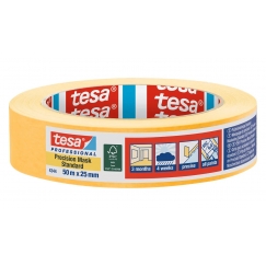 TESA 4344 Precision Mask Standard 50 m Dažymo juostelė Tinka naudojimui viduje Popierius Oranžinė