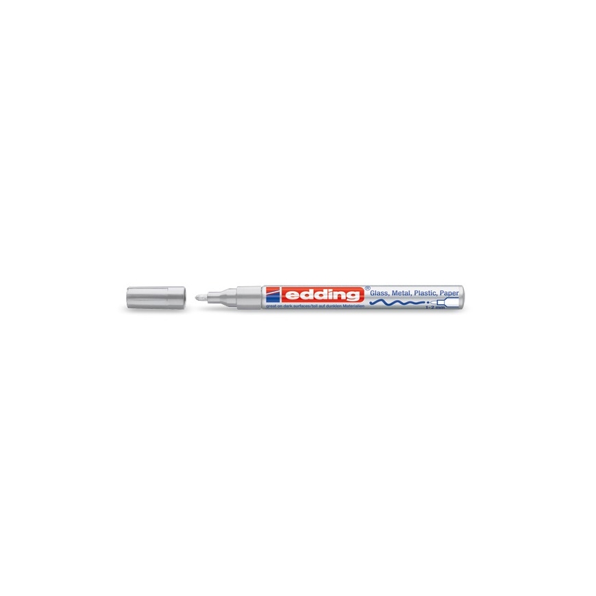 Edding 751 Sudrabs 10 pcs