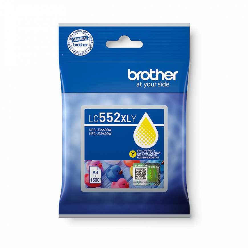 Brother LC552XLY tindikassett 1 tk Originaal Kollane