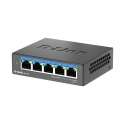 D-Link DMS-105 Неуправляемый L2 2.5G Ethernet (100/1000/2500) Черный D-Link DMS-105 Неуправляемый L2 2.5G Ethernet (100/1000/2500) Черный