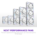 NZXT F360X Datora korpusam Ventilators 12 cm Balts 1 pcs NZXT F360X Datora korpusam Ventilators 12 cm Balts 1 pcs