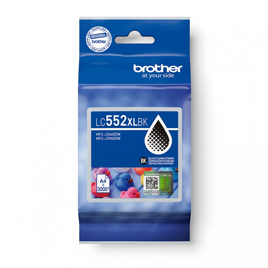 Brother LC552XLBK ink cartridge 1 pc(s) Original Black