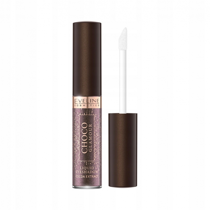 Eveline Cosmetics, Choco Glamour, Sparkling, Liquid Eyeshadow, 0