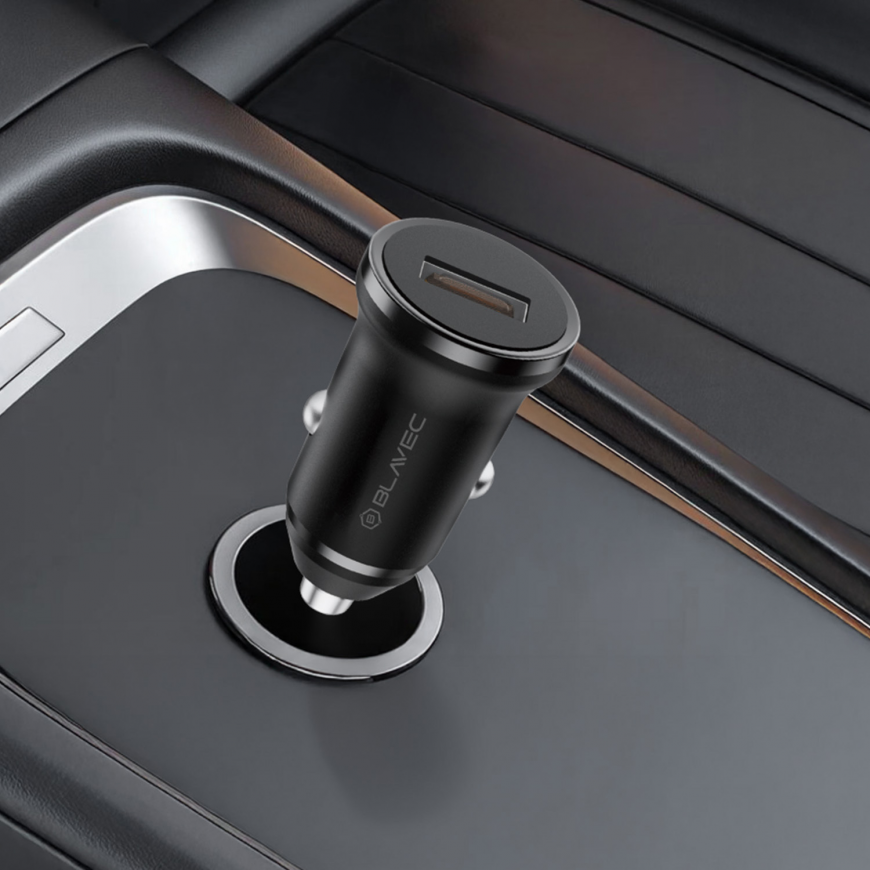 Blavec Car charger BS-01A-C Road - USB - QC 3.0 18W with USB to – 2