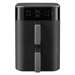 Xiaomi Smart Double Stack Air Fryer 12L Двойной Автономный 2800 W Аэрофритюрница с горячим воздухом Черный