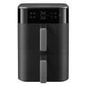Xiaomi Smart Double Stack Air Fryer 12L Kaksois Erillinen 2800 W Kuumakiertoilmakypsennin Musta