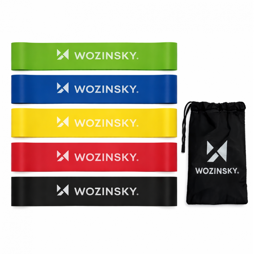 Wozinsky WGO-5 latex resistance bands - 5 pcs. – 2