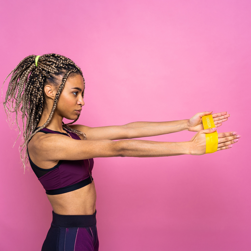 Wozinsky WGO-5 latex resistance bands - 5 pcs. – 4