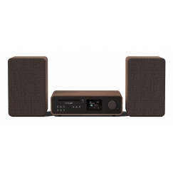 Pure Micro HiFi Classic Stereo Mājas audio mikrosistēma 50 W Melns, Riekstkoks