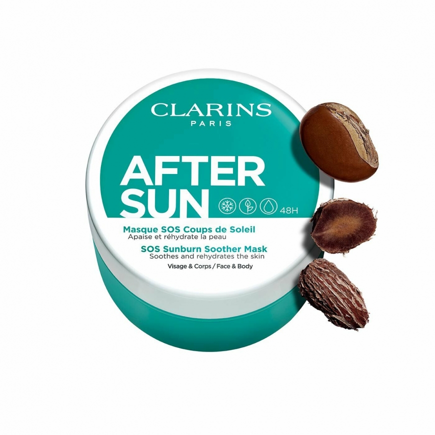 Clarins SOS Sunburn Soother Mask ādas