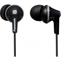 Panasonic RP-HJE125E-K Ausinės be mikrofono ir ausinės su mikrofonu Vielinis Įkišamos į ausį Muzika 