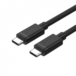 UNITEK Y-C477BK01-2M USB-kaapeli USB 3.2 Gen 1 (3.1 Gen 1) USB C Musta