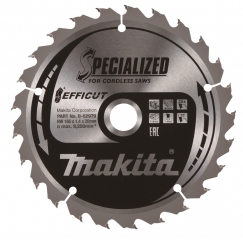 Makita Efficut diskinio pjūklo ašmenys 18,5 cm 1 vnt