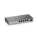 Zyxel GS1350-6HP-EU0101F tīkla pārslēgs Vadīts L2 Gigabit Ethernet (10/100/1000) Power over Ethernet