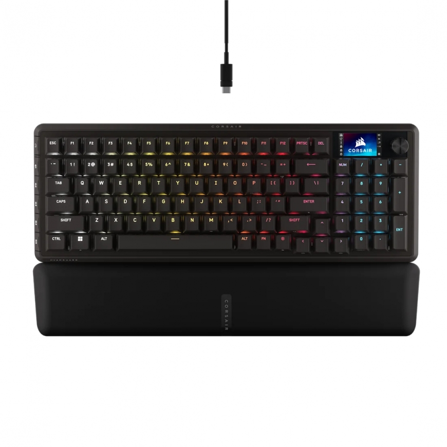 Corsair CH-91E911G-NA klaviatuur Mängimine USB QWERTY Ameerika inglise keel Must