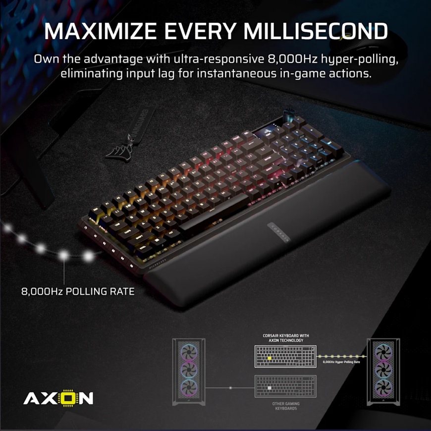 Corsair CH-91E911G-NA keyboard Gaming USB QWERTY US English Black – 3