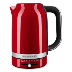 KitchenAid 5KEK1701EER elektrikann 1,7 l 2400 W Must, Punane, Roostevaba teras