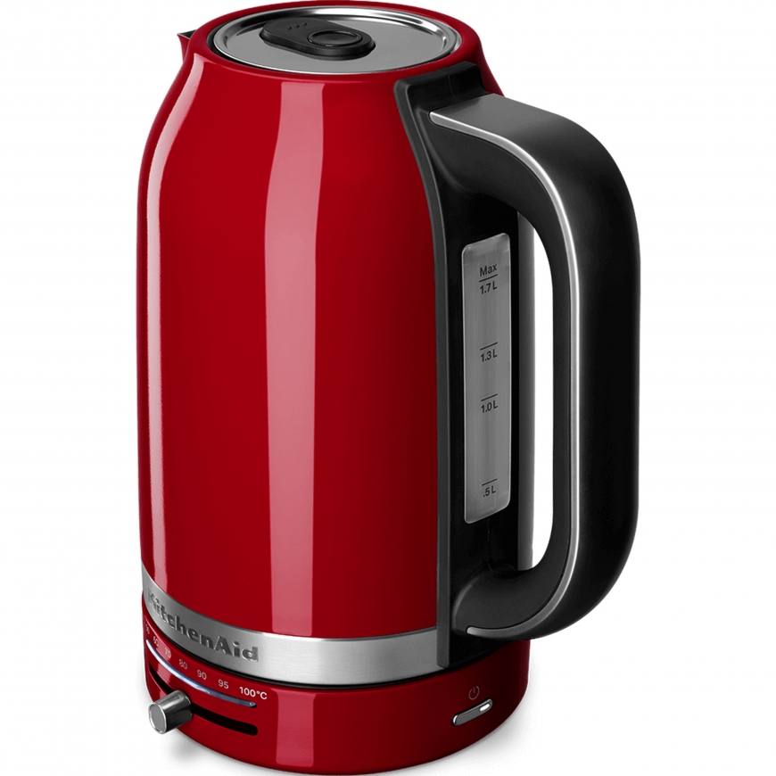 KitchenAid 5KEK1701EER elektrikann 1,7 l 2400 W Must, Punane, Roostevaba teras – 3