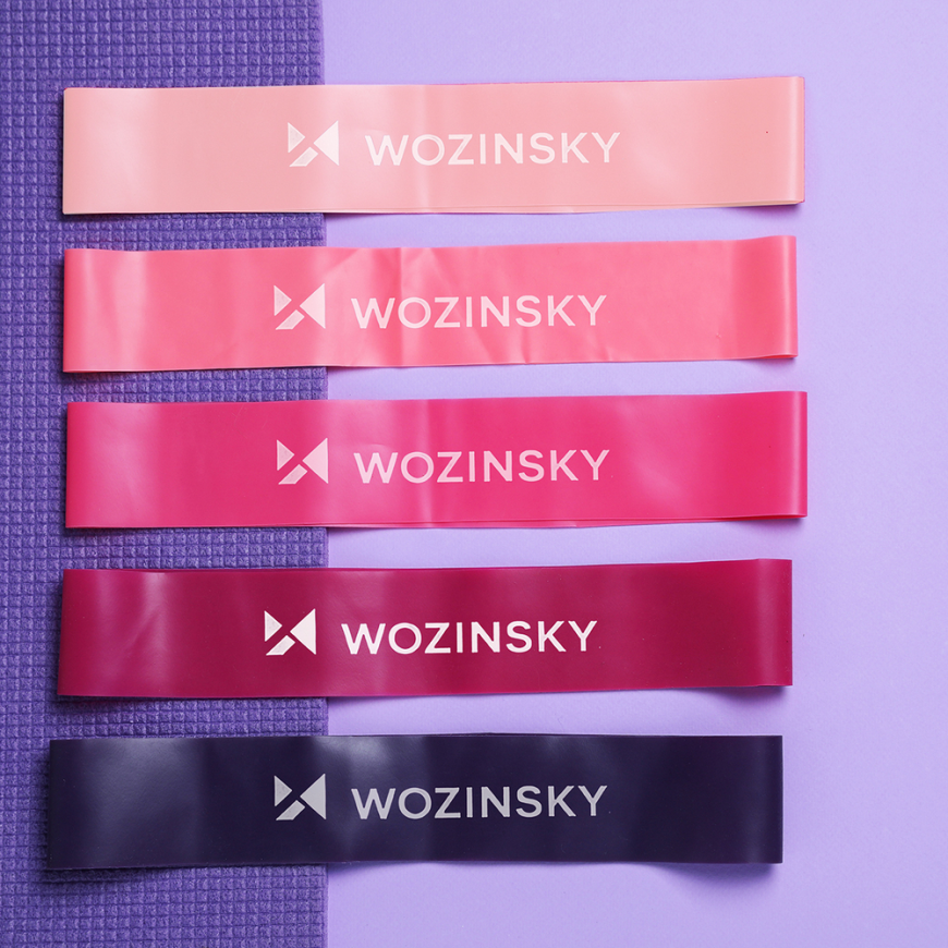 Wozinsky WGO-5A TPE resistance bands - 5 pcs. – 3