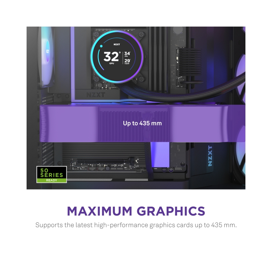 NZXT H9 Flow RGB+ Midi Tower Black – 5