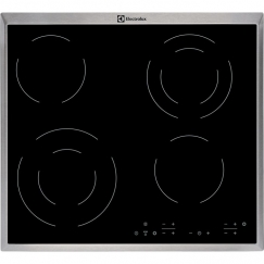 Electrolux EHF6342XOK варочная поверхность Черный Встроенный Керамический 4 зона(ы)