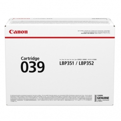 Canon 039 toonerikassett 1 tk Originaal Must