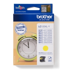 Brother LC-125XLY ink cartridge 1 pc(s) Original Yellow