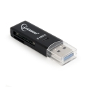Gembird UHB-CR3-01 card reader USB Black Gembird UHB-CR3-01 card reader USB Black