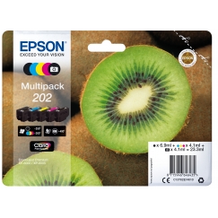 Epson Kiwi 202 струйный картридж 1 шт Подлинный Стандартная Черный, Фото черный, Голубой, Пурпурный, Желтый