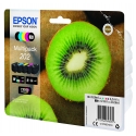 Epson Kiwi 202 tindikassett 1 tk Originaal Standard Yield Must, Fotomust, Tsüaan, Magenta, Kollane Epson Kiwi 202 tindikassett 1 tk Originaal Standard Yield Must, Fotomust, Tsüaan, Magenta, Kollane