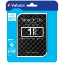 Verbatim Переносной жесткий диск Store 'n' Go с интерфейсом USB 3.0, 1 Тб (черный)