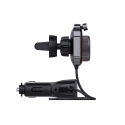 Savio TR-14 Transmiter FM z Bluetooth i ładowarką PD 87,6 - 107,9 MHz Bluetooth/USB Juoda