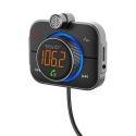 Savio TR-14 Transmiter FM z Bluetooth i ładowarką PD 87,6 - 107,9 MHz Bluetooth/USB Musta Savio TR-14 Transmiter FM z Bluetooth i ładowarką PD 87,6 - 107,9 MHz Bluetooth/USB Musta