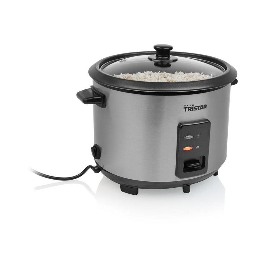 Tristar RK-6148 riisinkeitin 1,8 L 700 W Musta, Hopea – 2