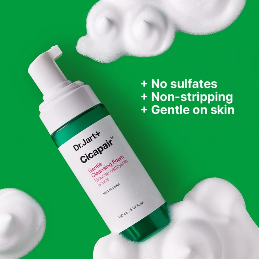 Dr.Jart+ Cicapair Gentle Cleansing Foam 150ml – 4