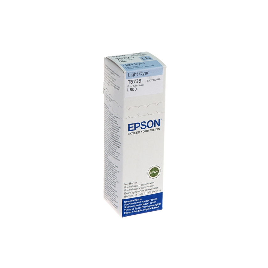 Epson T6735 Light Cyan ink bottle 70ml