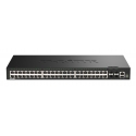 D-Link 52-Port Gigabit Stackable Smart Managed Switch with 4 x 10G SFP+ Ports D-Link 52-Port Gigabit Stackable Smart Managed Switch with 4 x 10G SFP+ Ports