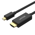 UNITEK V1152A videokaapeli-adapteri 2 m Mini DisplayPort HDMI Musta UNITEK V1152A videokaapeli-adapteri 2 m Mini DisplayPort HDMI Musta