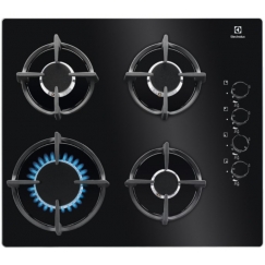Electrolux EGG6407K Melns Iebūvēts 59 cm Gāzes 4 zone(s)