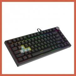 Savio ASTRAL BLACK JADE tastatūra Speļu USB QWERTY US International Melns
